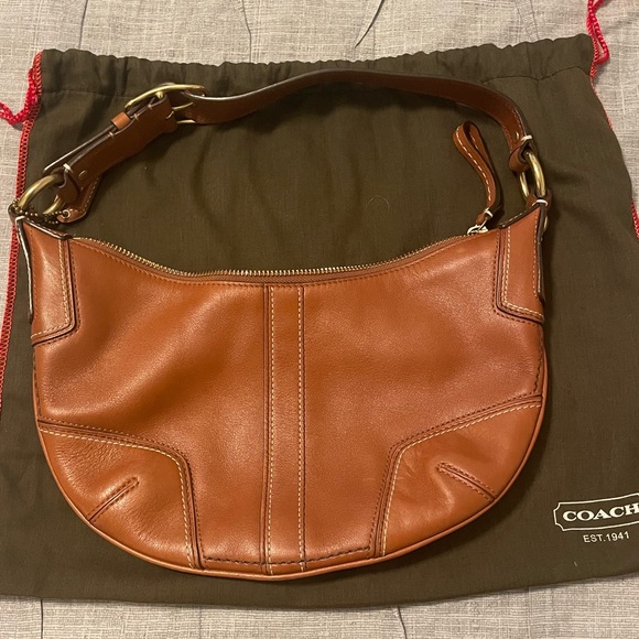 Vintage Coach leather shoulder bag - Picture 2 of 6